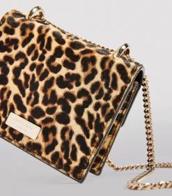 New 🔥 Jimmy Choo Mini Leopard Print Paris Cross-Body Bag NATURAL Crossbody Bags 😍 -Jimmy Choo Sales jimmy choo mini leopard print paris cross body bag 16422205 36052751 1000