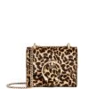 New 🔥 Jimmy Choo Mini Leopard Print Paris Cross-Body Bag NATURAL Crossbody Bags 😍
