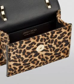 New 🔥 Jimmy Choo Mini Leopard Print Paris Cross-Body Bag NATURAL Crossbody Bags 😍 -Jimmy Choo Sales jimmy choo mini leopard print paris cross body bag 16422205 36053684 1000