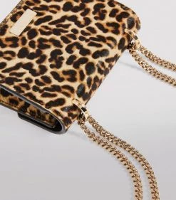 New 🔥 Jimmy Choo Mini Leopard Print Paris Cross-Body Bag NATURAL Crossbody Bags 😍 -Jimmy Choo Sales jimmy choo mini leopard print paris cross body bag 16422205 36053729 1000