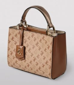 Best reviews of ⭐ Jimmy Choo Mini Varenne Top-Handle Bag CARAMEL MIX/LIGHT GO Top Handle Bags 🔥 -Jimmy Choo Sales jimmy choo mini varenne top handle bag 16930628 33635739 1000