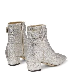 Coupon 🎉 Jimmy Choo Myan 45 Glitter Ankle Boots PLATINUM/CRYSTAL 😍 -Jimmy Choo Sales jimmy choo myan 45 glitter ankle boots 17191110 34738853 1000