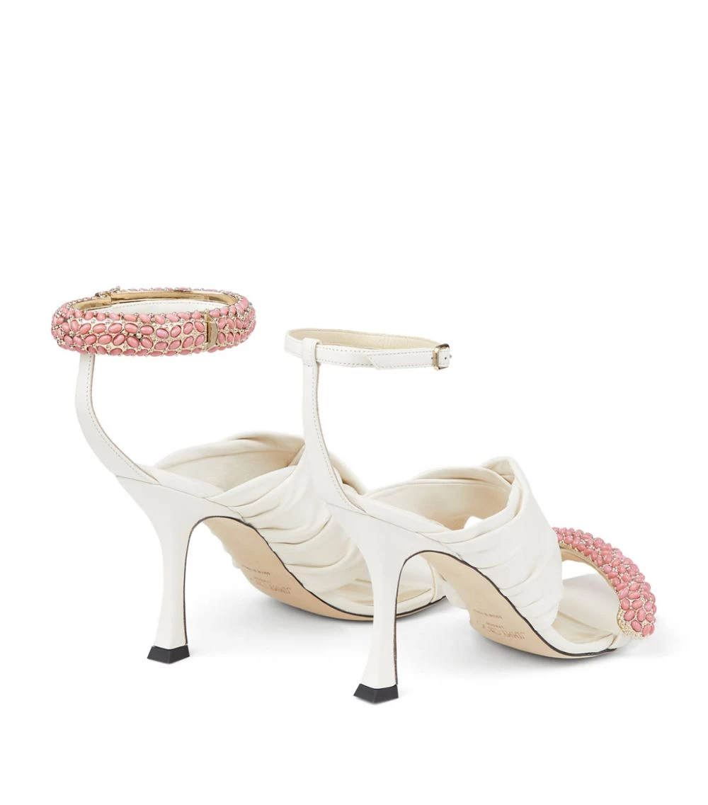 Outlet π Jimmy Choo Ocean 90 Sandals LATTE Heel Sandals π 3 Outlet π Jimmy Choo Ocean 90 Sandals LATTE Heel Sandals π - Image 3