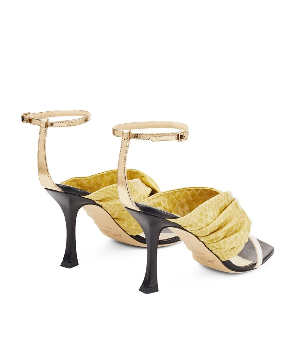 Cheap ❤️ Jimmy Choo Ocean 90 Sandals SUNBLEACHED/SUNBLEAC Heel Sandals ❤️ 3 Cheap ❤️ Jimmy Choo Ocean 90 Sandals SUNBLEACHED/SUNBLEAC Heel Sandals ❤️ - Image 3