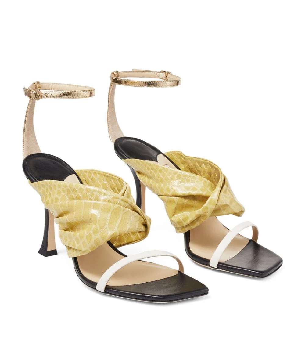 Cheap ❤️ Jimmy Choo Ocean 90 Sandals SUNBLEACHED/SUNBLEAC Heel Sandals ❤️ 4 Cheap ❤️ Jimmy Choo Ocean 90 Sandals SUNBLEACHED/SUNBLEAC Heel Sandals ❤️ - Image 4