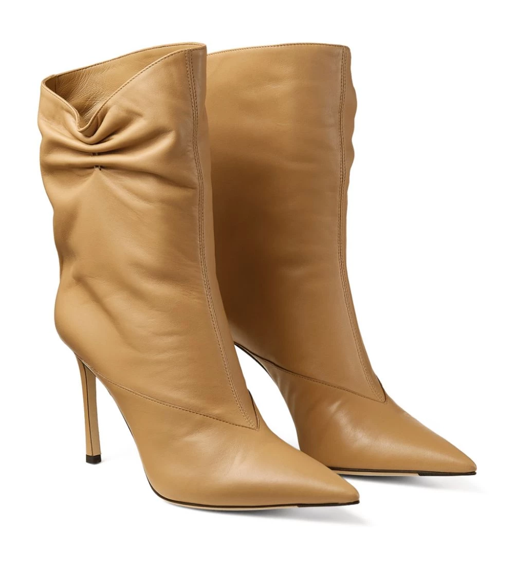 Wholesale π₯ Jimmy Choo Oriel 95 Leather Boots CARAMEL Ankle Boots β 2 Wholesale π₯ Jimmy Choo Oriel 95 Leather Boots CARAMEL Ankle Boots β - Image 2