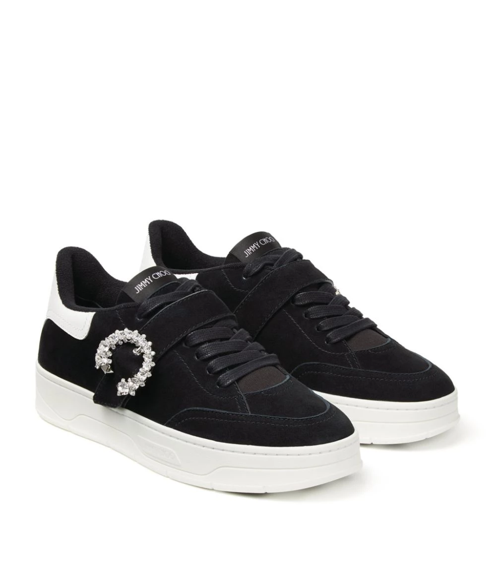 Cheapest π Jimmy Choo Osaka Suede Sneakers V BLACK/WHITE/CRYSTA Low-Top Sneakers π 5 Cheapest π Jimmy Choo Osaka Suede Sneakers V BLACK/WHITE/CRYSTA Low-Top Sneakers π - Image 5
