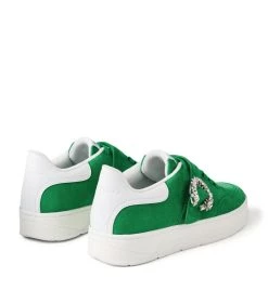 Buy ❤️ Jimmy Choo Osaka Suede Sneakers V MALACHITE/WHITE/CR Low-Top Sneakers 🎁 -Jimmy Choo Sales jimmy choo osaka suede sneakers 16932306 33638052 1000