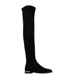 Coupon 👍 Jimmy Choo Palina Over-The-Knee Boots BLACK Over the Knee Boots ❤️