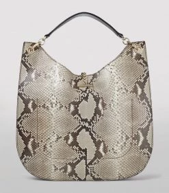 Deals 🔥 Jimmy Choo Python Varenne Shoulder Bag NATURAL Shoulder Bags 🤩 -Jimmy Choo Sales jimmy choo python varenne shoulder bag 15407191 27200858 1000