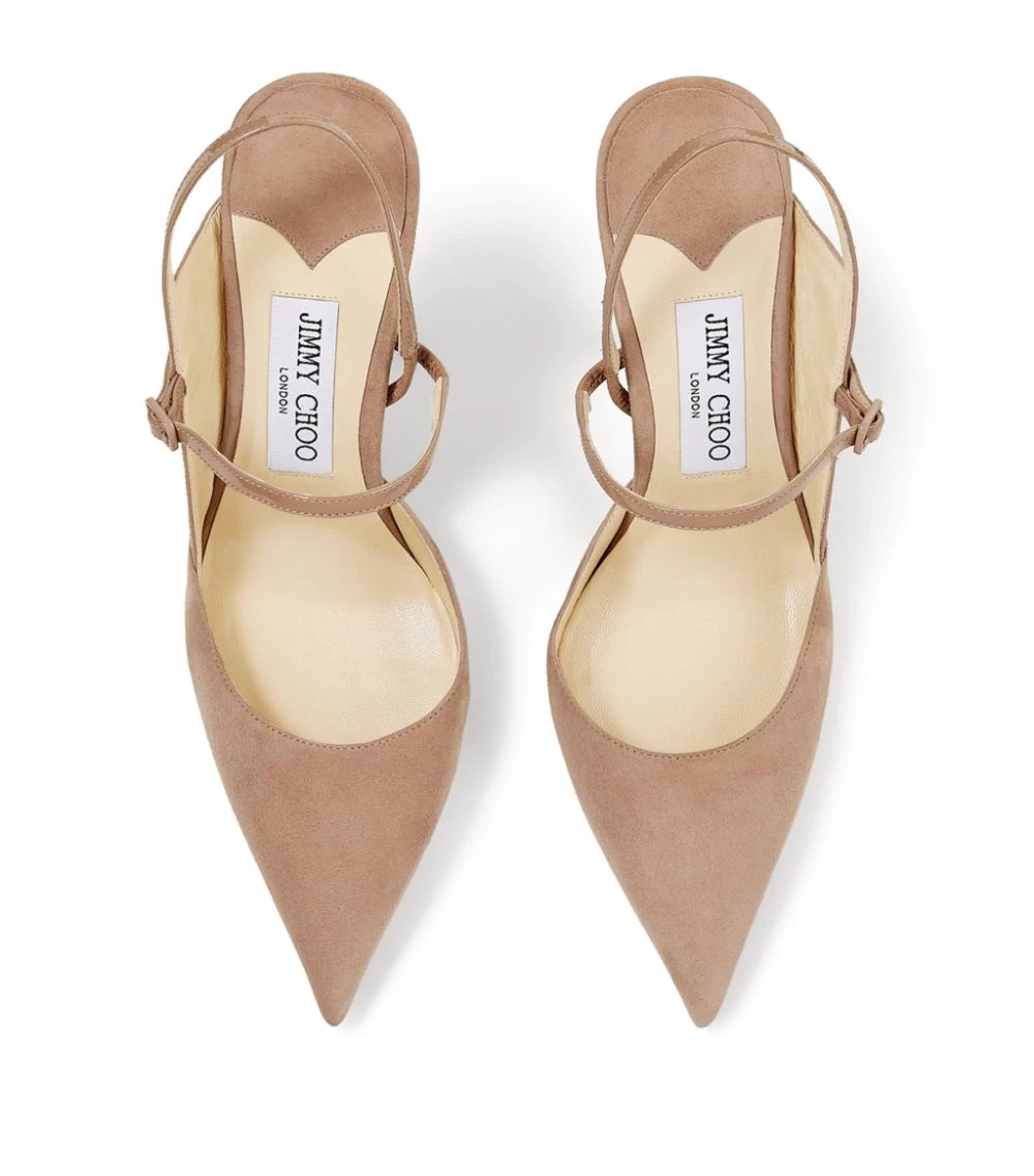 Discount π― Jimmy Choo Ray 100 Suede Pumps BALLET PINK/BALLET P Slingback π Heels π 4 Discount π― Jimmy Choo Ray 100 Suede Pumps BALLET PINK/BALLET P Slingback π Heels π - Image 4