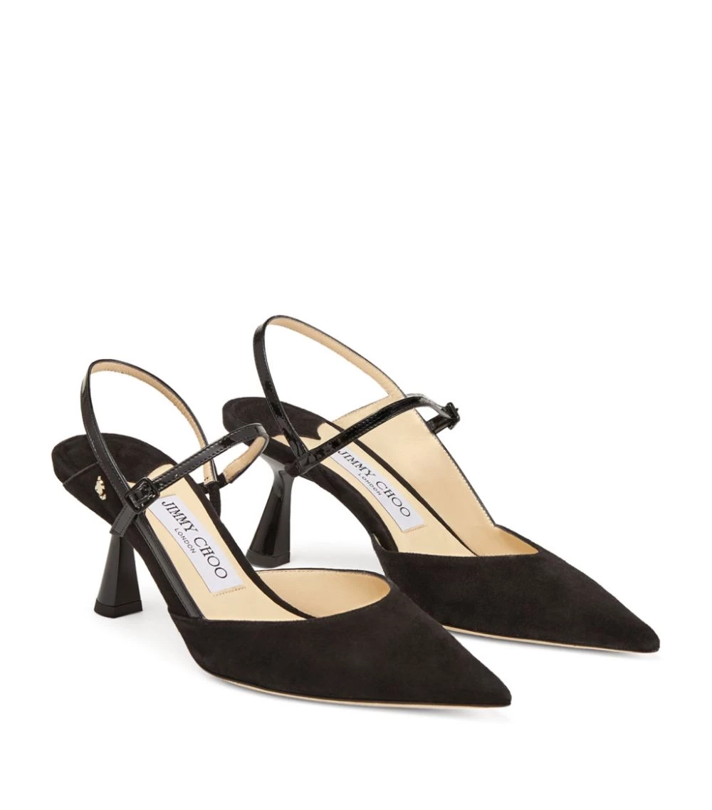 Budget π Jimmy Choo Ray 65 Suede Pumps BLACK/BLACK Slingback π Heels π 2 Budget π Jimmy Choo Ray 65 Suede Pumps BLACK/BLACK Slingback π Heels π - Image 2