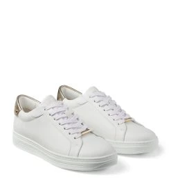 Best reviews of ⭐ Jimmy Choo Rome Leather Sneakers V WHITE/CHAMPAGNE Low-Top Sneakers 😍 -Jimmy Choo Sales jimmy choo rome leather sneakers 17701536 37009768 1000