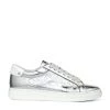Deals 🎁 Jimmy Choo Rome Metallic Monogram Sneakers V SILVER Low-Top Sneakers 👏