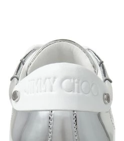 Deals 🎁 Jimmy Choo Rome Metallic Monogram Sneakers V SILVER Low-Top Sneakers 👏 -Jimmy Choo Sales jimmy choo rome metallic monogram sneakers 17694524 36972519 1000