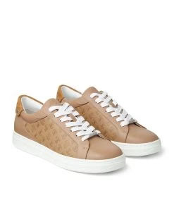 Best deal 😀 Jimmy Choo Rome Monogram Sneakers V CARAMEL Low-Top Sneakers ⌛ -Jimmy Choo Sales jimmy choo rome monogram sneakers 17693602 36968689 1000