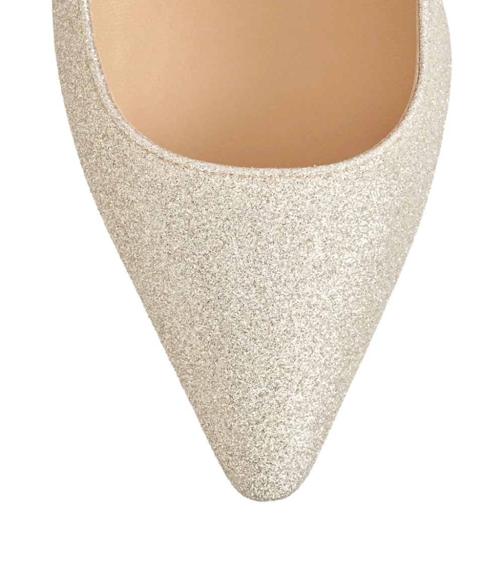 Budget π Jimmy Choo Romy 100 Glitter Pumps PLATINUM ICE Courts β 2 Budget π Jimmy Choo Romy 100 Glitter Pumps PLATINUM ICE Courts β - Image 2