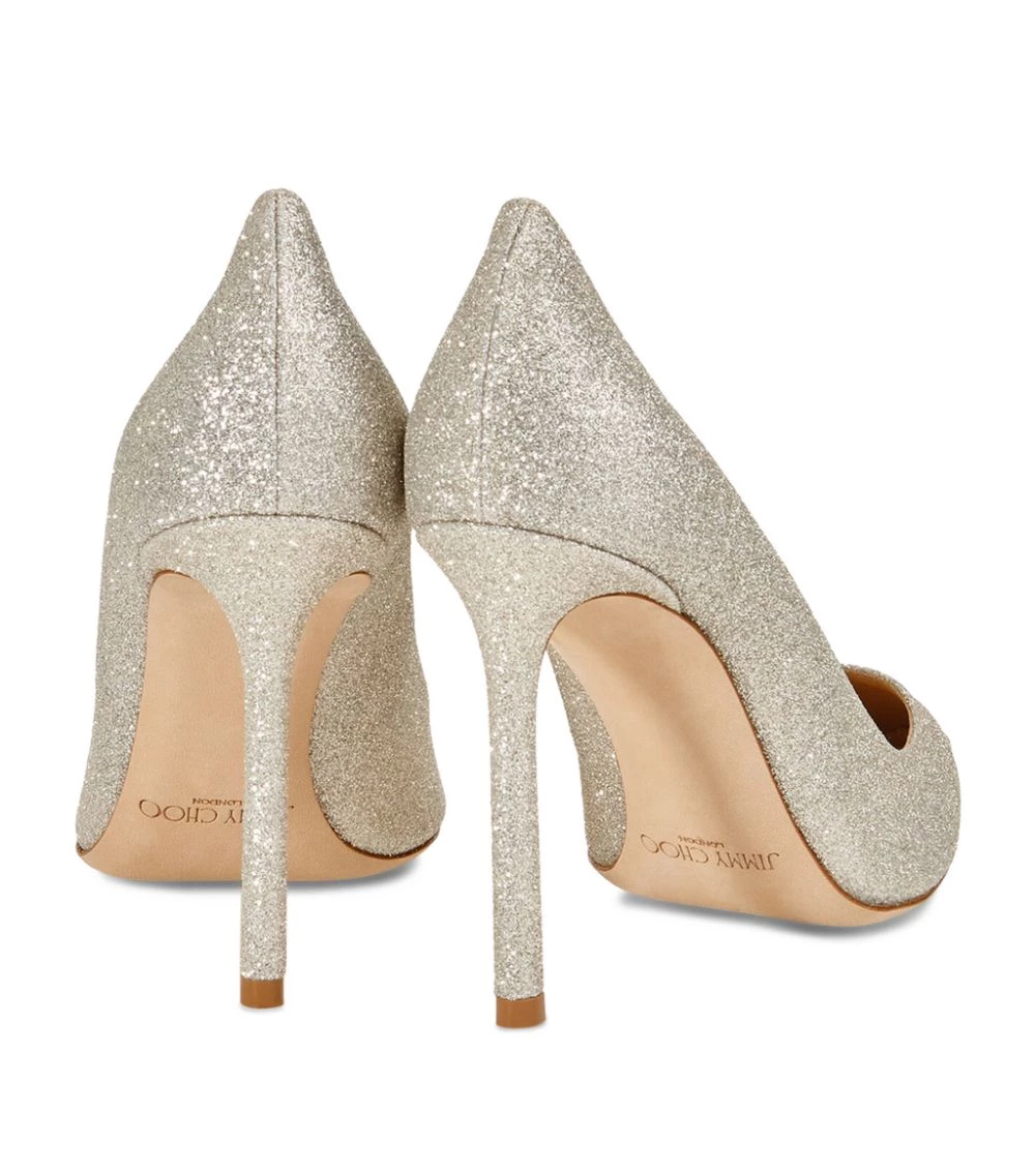 Budget π Jimmy Choo Romy 100 Glitter Pumps PLATINUM ICE Courts β 3 Budget π Jimmy Choo Romy 100 Glitter Pumps PLATINUM ICE Courts β - Image 3