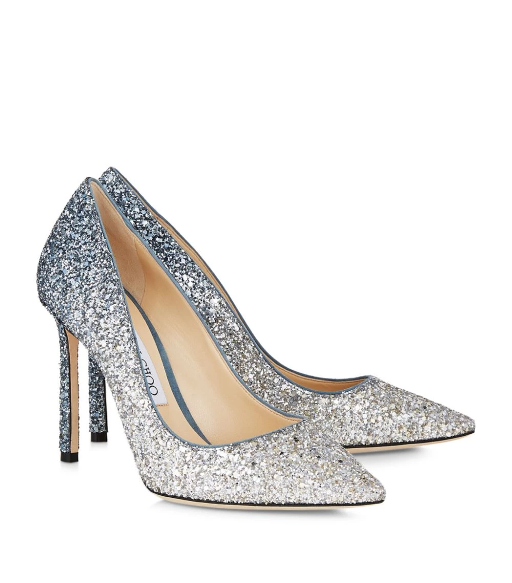 Best reviews of π€© Jimmy Choo Romy 100 Glitter Pumps silver/dusk blue Courts π 3 Best reviews of π€© Jimmy Choo Romy 100 Glitter Pumps silver/dusk blue Courts π - Image 3