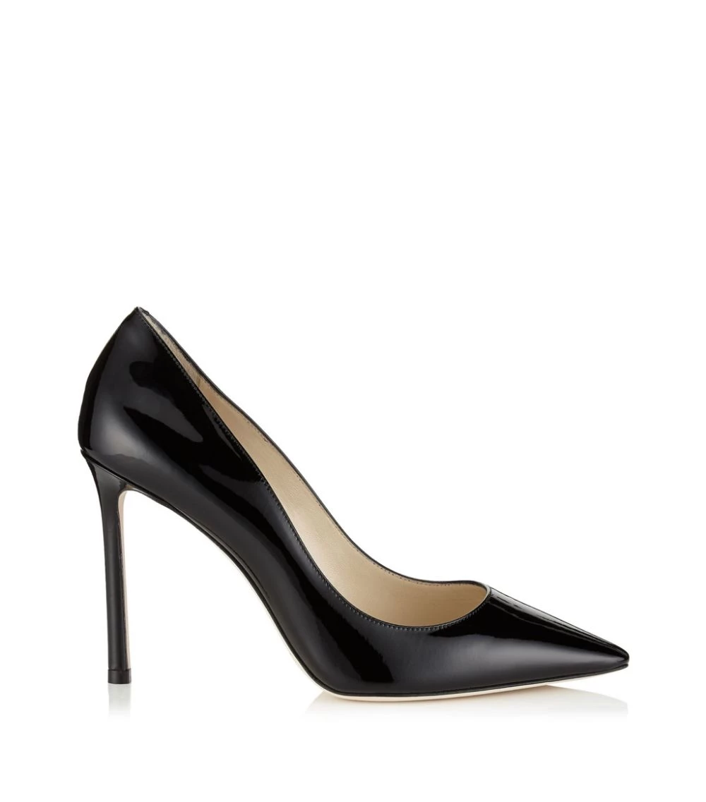 Outlet βοΈ Jimmy Choo Romy 100 Leather Pumps BLACK Courts π 1 Outlet βοΈ Jimmy Choo Romy 100 Leather Pumps BLACK Courts π
