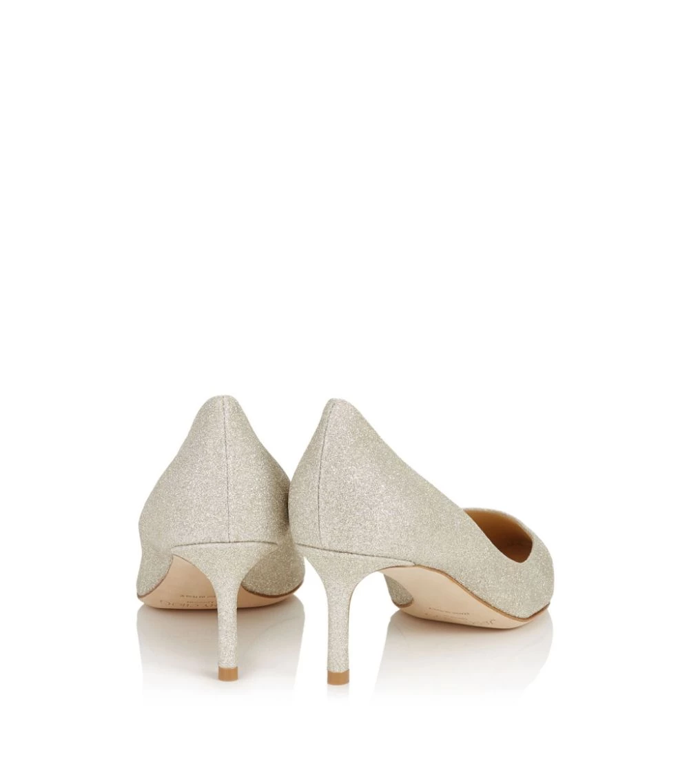 Best Pirce π Jimmy Choo Romy 60 Glitter Pumps PLATINUM ICE Courts π 2 Best Pirce π Jimmy Choo Romy 60 Glitter Pumps PLATINUM ICE Courts π - Image 2