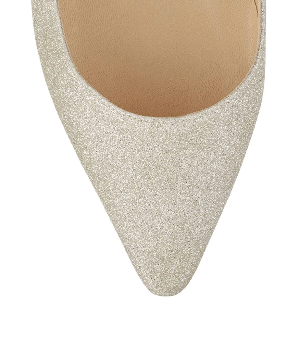 Best Pirce π Jimmy Choo Romy 60 Glitter Pumps PLATINUM ICE Courts π 3 Best Pirce π Jimmy Choo Romy 60 Glitter Pumps PLATINUM ICE Courts π - Image 3