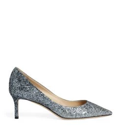 Outlet 👏 Jimmy Choo Romy 60 Glitter Pumps silver/dusk blue Courts ✔️ -Jimmy Choo Sales jimmy choo romy 60 glitter pumps 14857243 32790318 1000