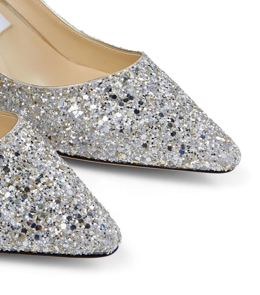 Cheap π€© Jimmy Choo Romy 60 Glitter Pumps CHAMPAGNE Courts π 2 Cheap π€© Jimmy Choo Romy 60 Glitter Pumps CHAMPAGNE Courts π - Image 2