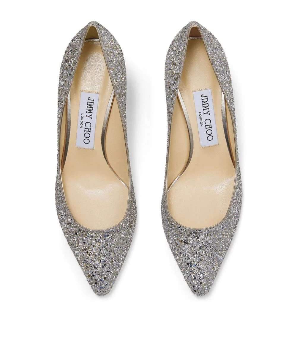 Cheap π€© Jimmy Choo Romy 60 Glitter Pumps CHAMPAGNE Courts π 3 Cheap π€© Jimmy Choo Romy 60 Glitter Pumps CHAMPAGNE Courts π - Image 3