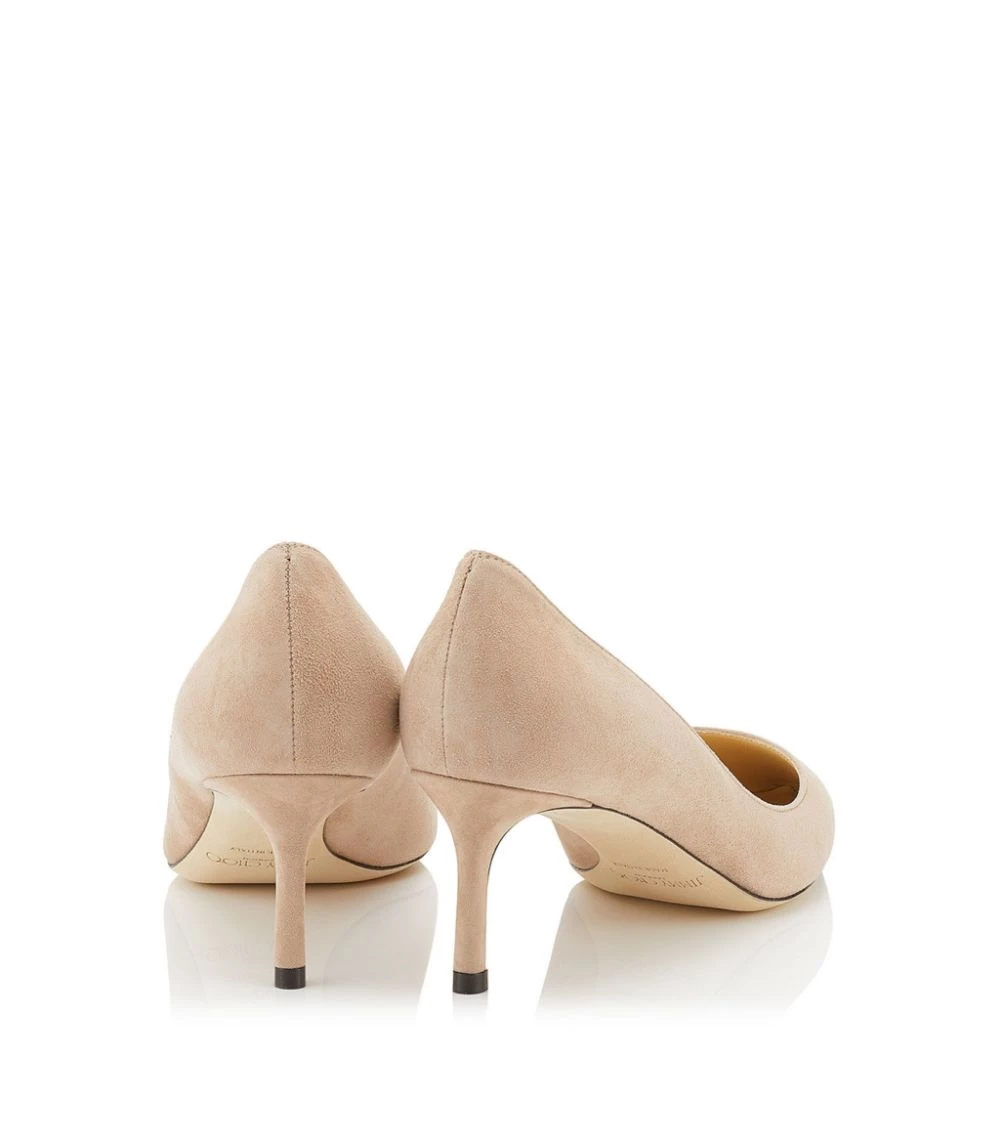 Outlet ❤️ Jimmy Choo Romy 60 Suede Pumps BALLET PINK Courts ⌛ 2 Outlet ❤️ Jimmy Choo Romy 60 Suede Pumps BALLET PINK Courts ⌛ - Image 2