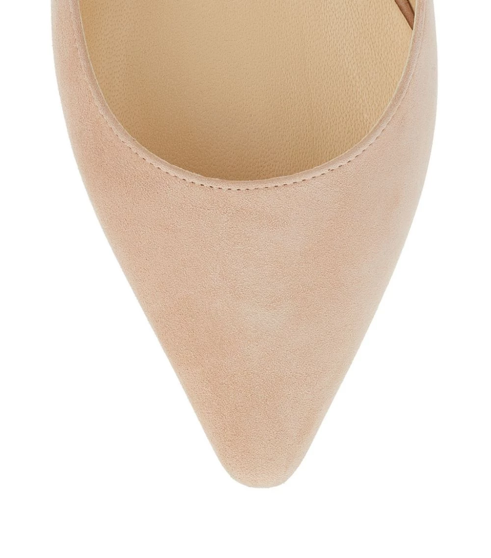 Outlet ❤️ Jimmy Choo Romy 60 Suede Pumps BALLET PINK Courts ⌛ 3 Outlet ❤️ Jimmy Choo Romy 60 Suede Pumps BALLET PINK Courts ⌛ - Image 3
