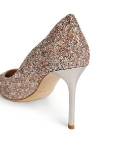 Outlet 👏 Jimmy Choo Romy 85 Glitter Pumps VIOLA MIX Courts 🔥 -Jimmy Choo Sales jimmy choo romy 85 glitter pumps 14857676 27092397 1000