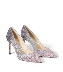 Best reviews of 😍 Jimmy Choo Romy 85 Glitter Pumps BALLET PINK/SILVER/A Courts 💯 -Jimmy Choo Sales jimmy choo romy 85 glitter pumps 15015585 25234794 1000