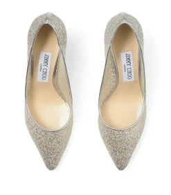 Budget 🌟 Jimmy Choo Romy 85 Glitter Pumps SILVER/SILVER Courts 🤩 -Jimmy Choo Sales jimmy choo romy 85 glitter pumps 16276662 32831039 1000