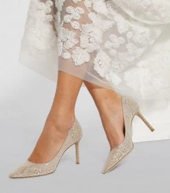 Budget 🌟 Jimmy Choo Romy 85 Glitter Pumps SILVER/SILVER Courts 🤩 -Jimmy Choo Sales jimmy choo romy 85 glitter pumps 16276662 32832022 1000
