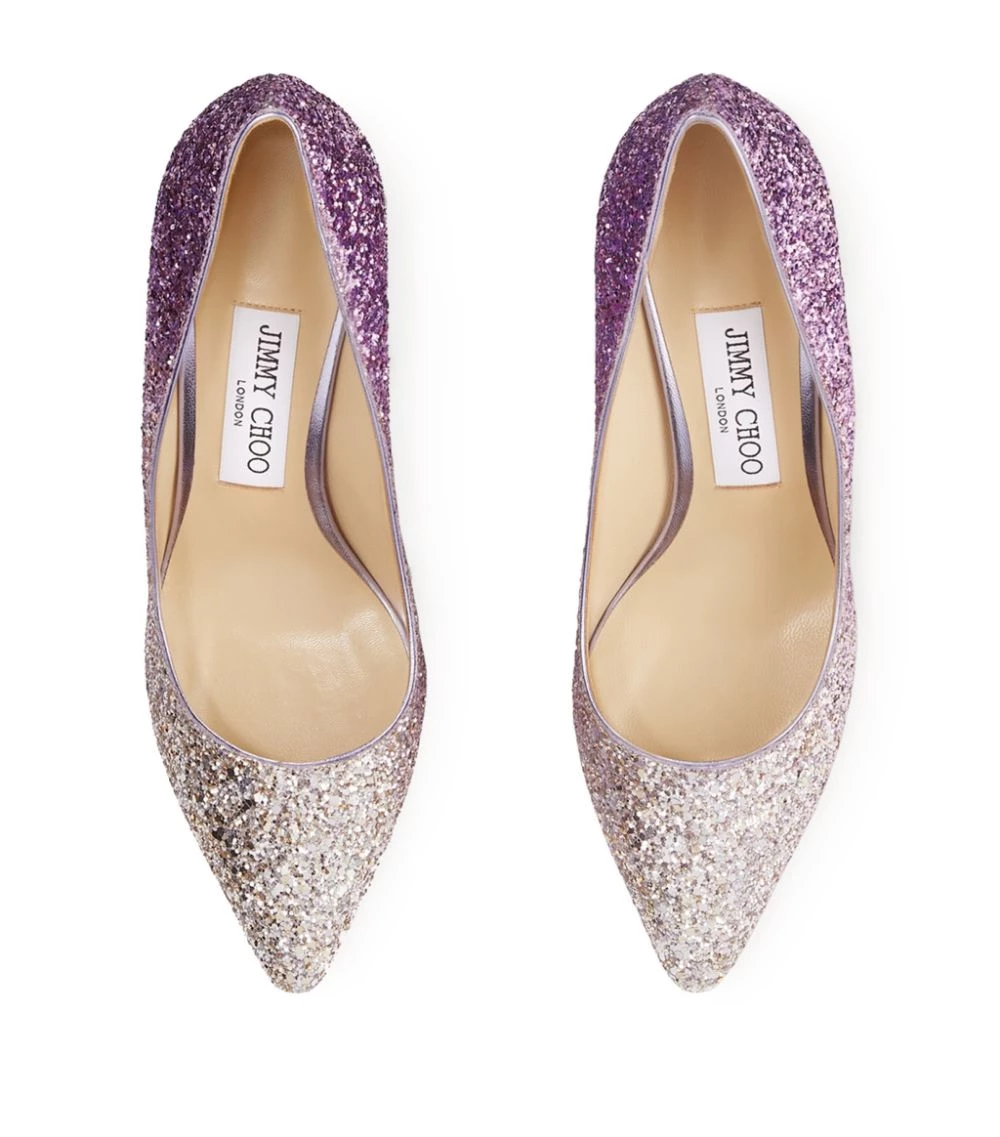 Cheapest β Jimmy Choo Romy 85 Glitter Pumps CHAMPAGNE/PINK VIOLE Courts π 2 Cheapest β Jimmy Choo Romy 85 Glitter Pumps CHAMPAGNE/PINK VIOLE Courts π - Image 2