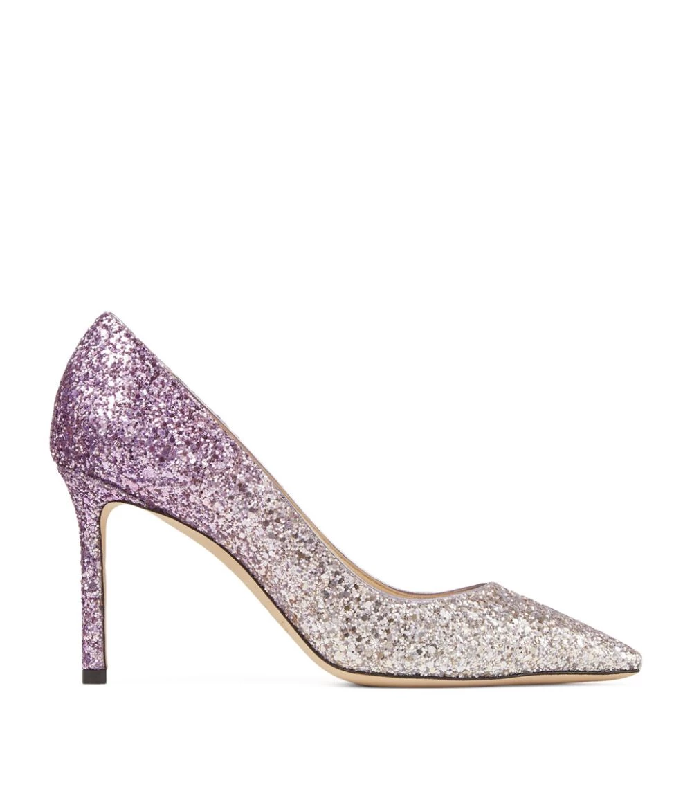 Cheapest β Jimmy Choo Romy 85 Glitter Pumps CHAMPAGNE/PINK VIOLE Courts π 1 Cheapest β Jimmy Choo Romy 85 Glitter Pumps CHAMPAGNE/PINK VIOLE Courts π