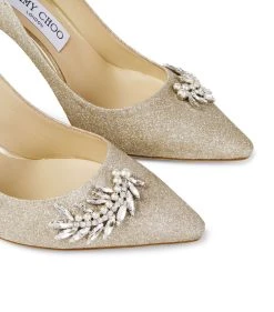 Budget 😍 Jimmy Choo Romy 85 Glitter Pumps PLATINUM ICE/CRYSTAL Courts 🎁 -Jimmy Choo Sales jimmy choo romy 85 glitter pumps 17702113 37492187 1000