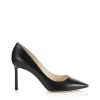 Coupon 🔥 Jimmy Choo Romy 85 Leather Pumps BLACK Courts 🔥
