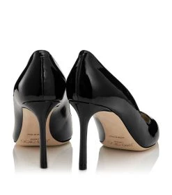 Budget 🌟 Jimmy Choo Romy 85 Patent Pumps BLACK Courts 😍 -Jimmy Choo Sales jimmy choo romy 85 patent pumps 14804810 32311704 1000