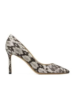 Coupon 🌟 Jimmy Choo Romy 85 Snakeskin Pumps ROCCIA Courts 👏