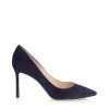Deals ✔️ Jimmy Choo Romy 85 Suede Pumps NAVY Courts ✔️