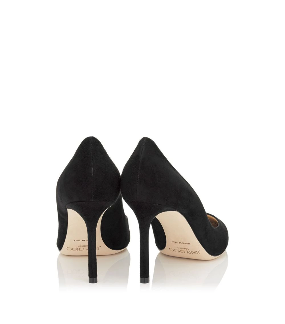 Budget π― Jimmy Choo Romy 85 Suede Pumps BLACK Courts π€© 3 Budget π― Jimmy Choo Romy 85 Suede Pumps BLACK Courts π€© - Image 3