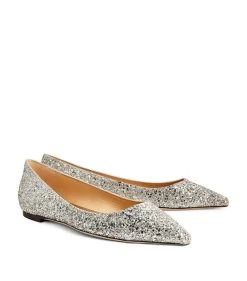 Deals 🎉 Jimmy Choo Romy Glitter Ballet Flats CHAMPAGNE ✔️ -Jimmy Choo Sales jimmy choo romy glitter ballet flats 16667555 32827414 1000