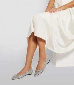 Deals 🎉 Jimmy Choo Romy Glitter Ballet Flats CHAMPAGNE ✔️ -Jimmy Choo Sales jimmy choo romy glitter ballet flats 16667555 32829341 1000