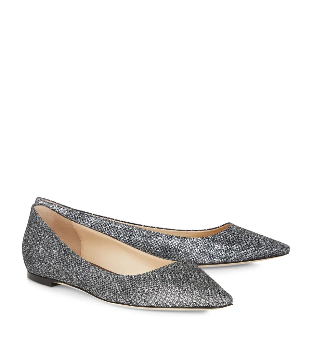 Deals βοΈ Jimmy Choo Romy Glitter Flats ANTHRACITE Ballet Flats π 3 Deals βοΈ Jimmy Choo Romy Glitter Flats ANTHRACITE Ballet Flats π - Image 3