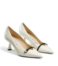 Outlet ✨ Jimmy Choo Rosalia 65 Patent Leather Pumps Latte/black Courts 🎁 -Jimmy Choo Sales jimmy choo rosalia 65 patent leather pumps 16905162 33535536 1000