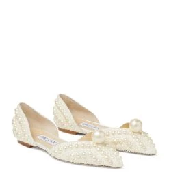 Best Sale π€© Jimmy Choo Sabine Pearl-Embellished Satin Flats WHITE/WHITE Ballet Flats π 6 Best Sale π€© Jimmy Choo Sabine Pearl-Embellished Satin Flats WHITE/WHITE Ballet Flats π -Jimmy Choo Sales jimmy choo sabine pearl embellished satin flats 16906093 33536210 1000