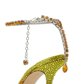 Brand new 🎉 Jimmy Choo Saeda 100 Crystal-Embellished Pumps AMBER ORANGE/BERRY R Courts 🔔 -Jimmy Choo Sales jimmy choo saeda 100 crystal embellished pumps 17701613 37495088 1000