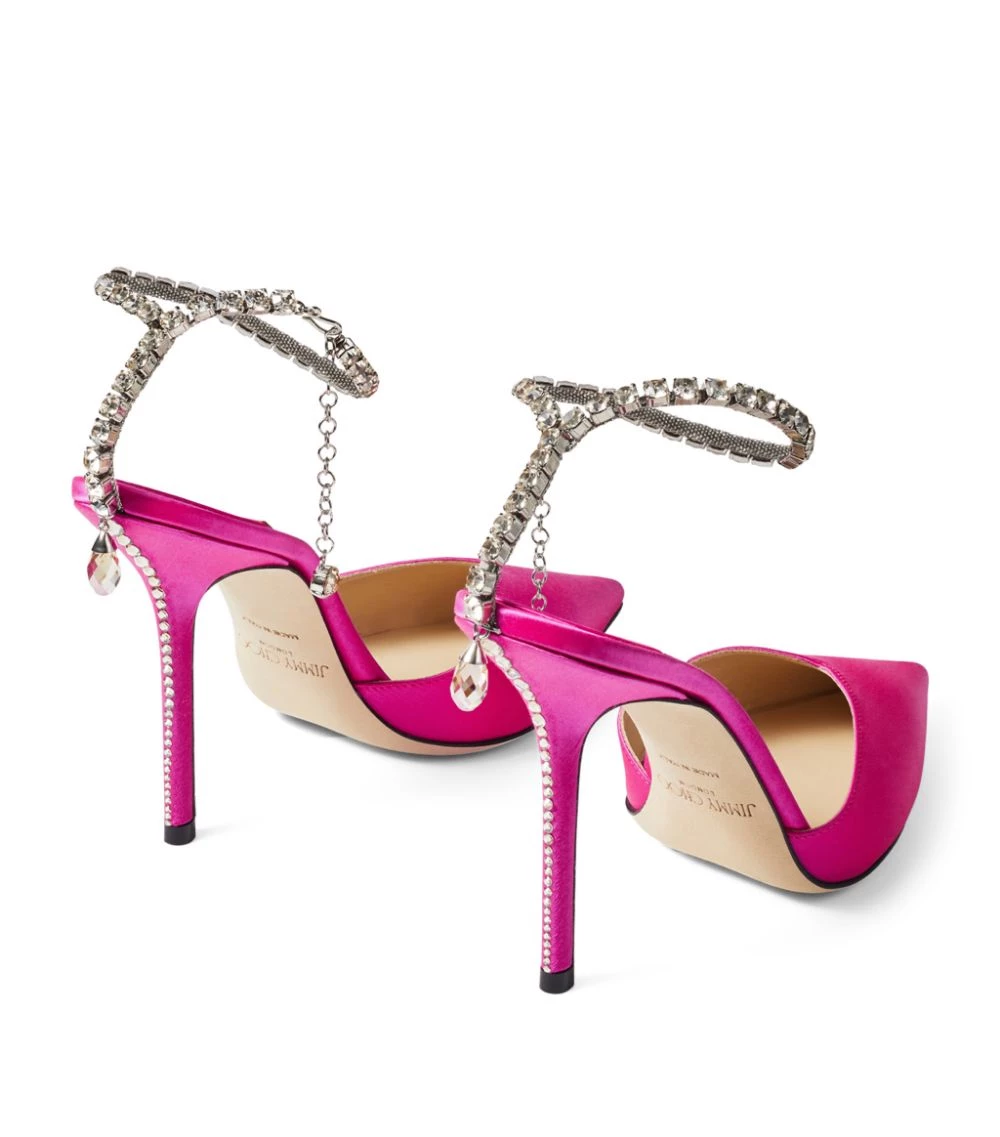 Coupon π₯ Jimmy Choo Saeda 100 Satin Pumps FUCHSIA/CRYSTAL HONE Courts π 3 Coupon π₯ Jimmy Choo Saeda 100 Satin Pumps FUCHSIA/CRYSTAL HONE Courts π - Image 3